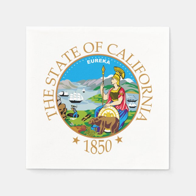 California sign napkin (Front)