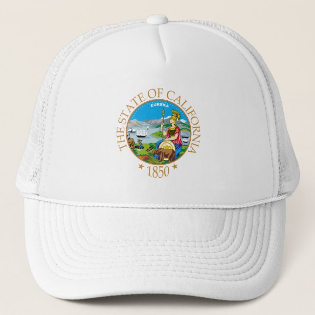 California sign trucker hat (Front)