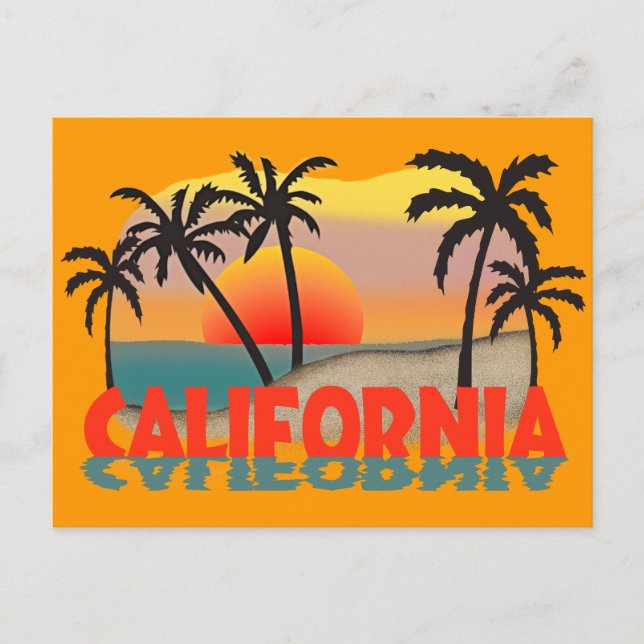 California Souvenir Postcard (Front)