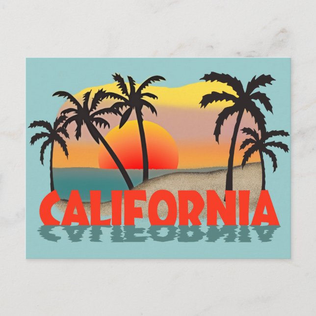 California Souvenir Postcard (Front)