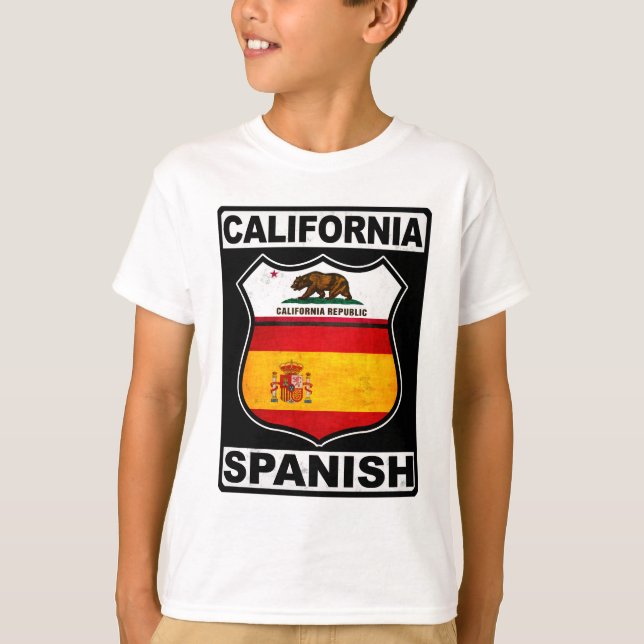 California Spanish American T-Shirt (Front)