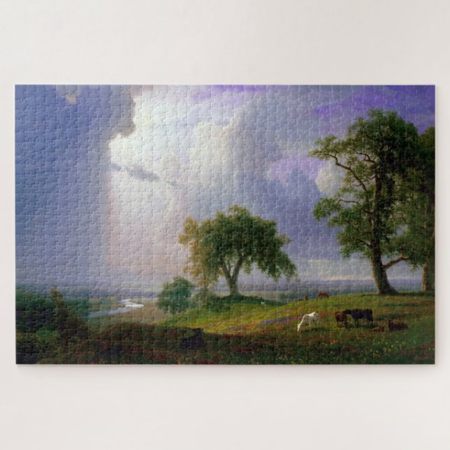 California Spring, Albert Bierstadt Jigsaw Puzzle (Horizontal)