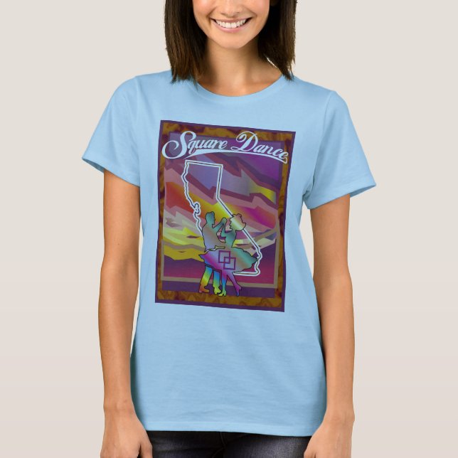 CALIFORNIA SQUARE DANCE T-SHIRT (Front)