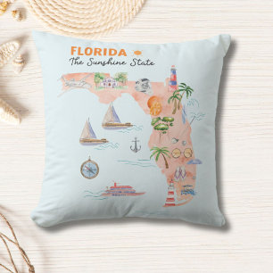 California State Art Map Cushion