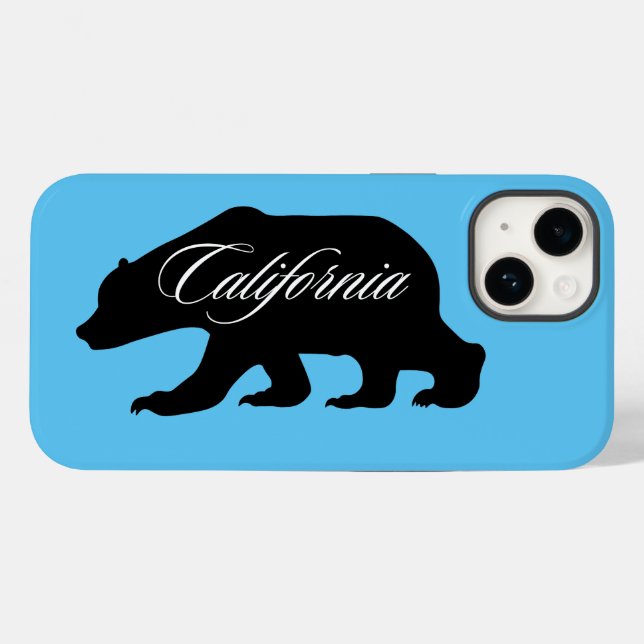 California State Bear Blue Case-Mate iPhone Case (Back (Horizontal))