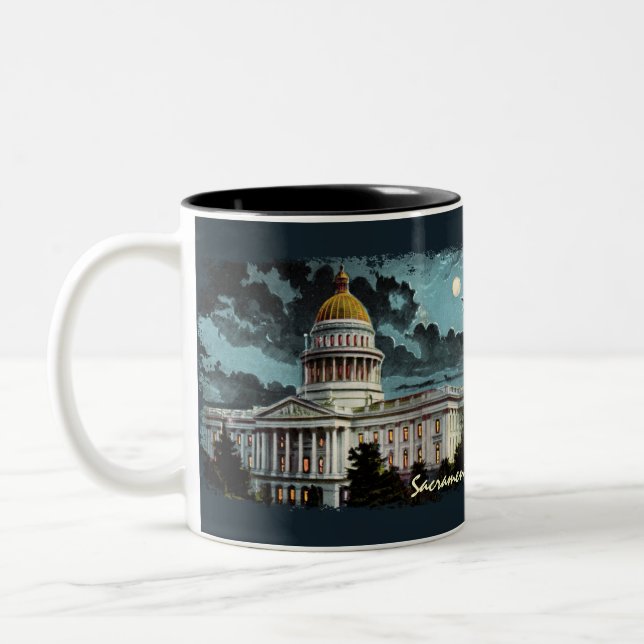California State Capitol Moonlight Coffee Mug (Left)