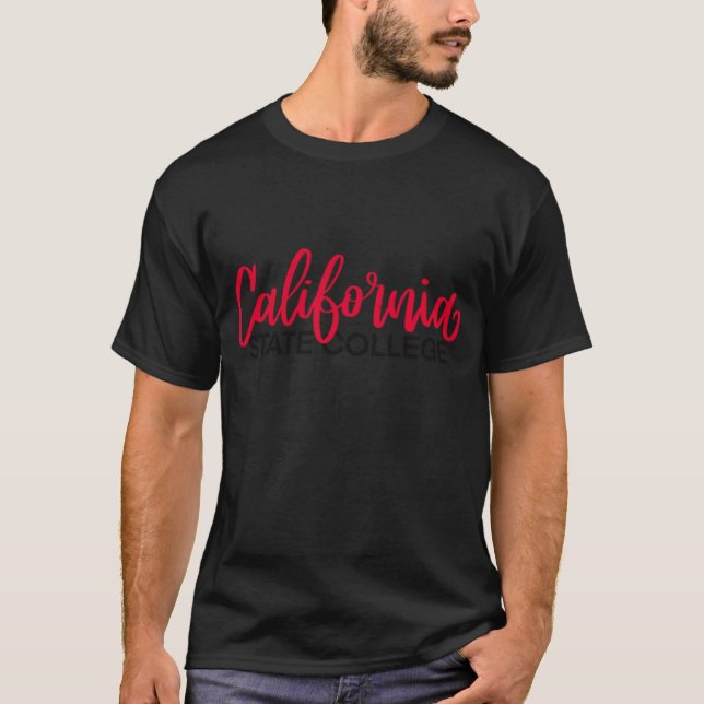 California State College Oversized T-Shirt (Front)
