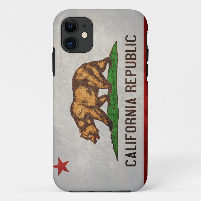 California State Flag Case-Mate iPhone Case (Back)