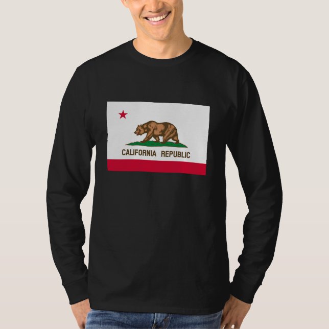 California State Flag Design T-Shirt (Front)