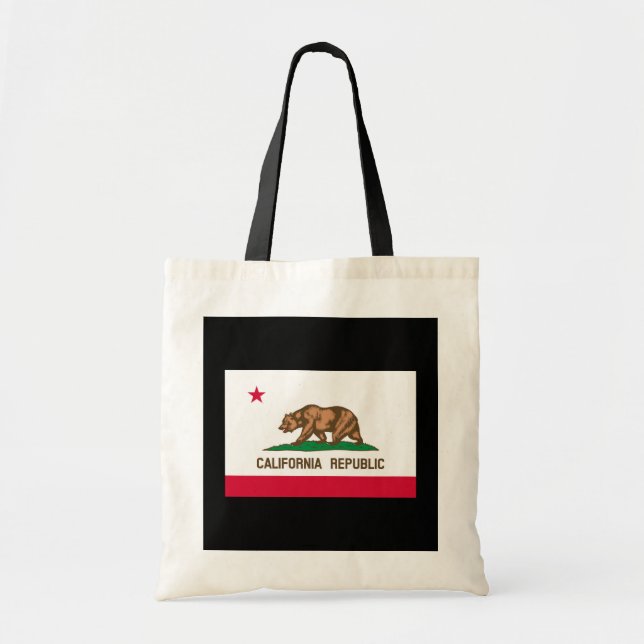 California State Flag Design Tote Bag (Front)