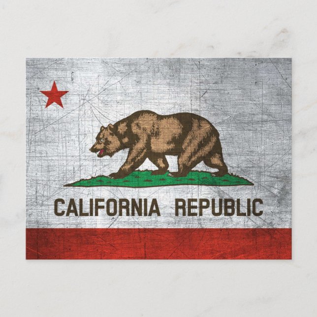 California State Flag Postcard (Front)