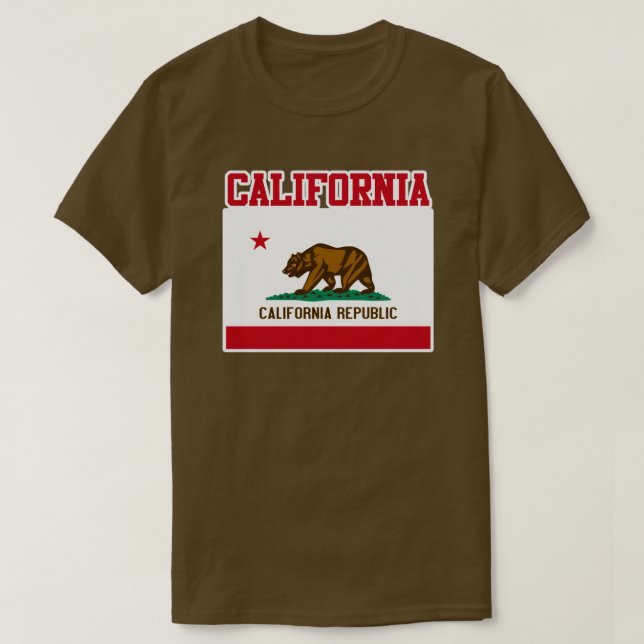 California State Flag T-Shirt (Design Front)