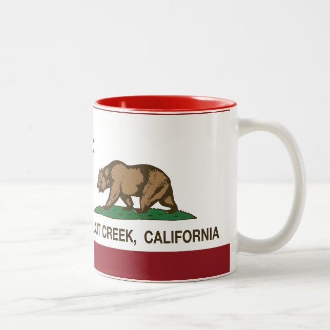 California State Flag Walnut Creek Two-Tone Coffee Mug (Right)
