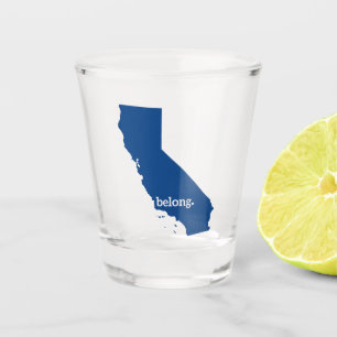 California State Map Belong Shot Glass