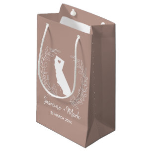 California state map destination wedding favours small gift bag