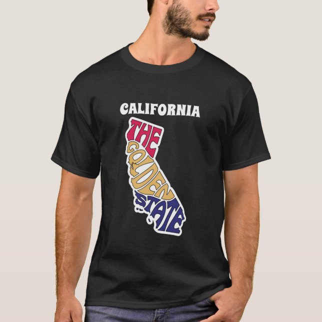 California State Nickname Word Art T-Shirt (Front)