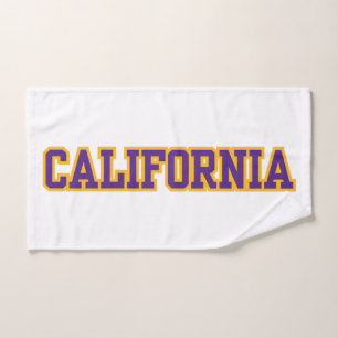 California State Pride Custom Hand Towel