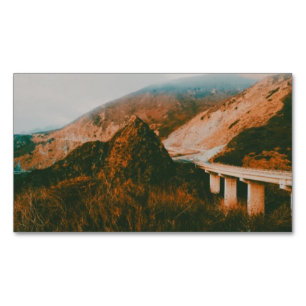 California State Route 1  Magnetic Business Card