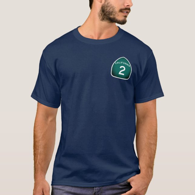 California State Route 2 T-Shirt (Front)