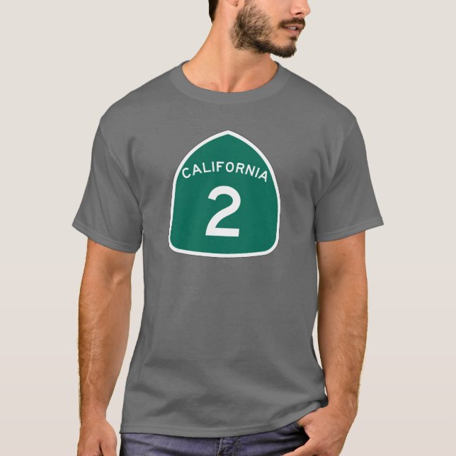 California State Route 2 T-Shirt (Front)