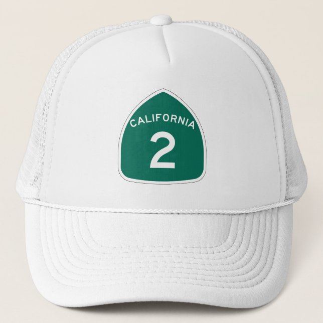 California State Route 2 Trucker Hat (Front)