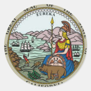 California State Seal Stickers