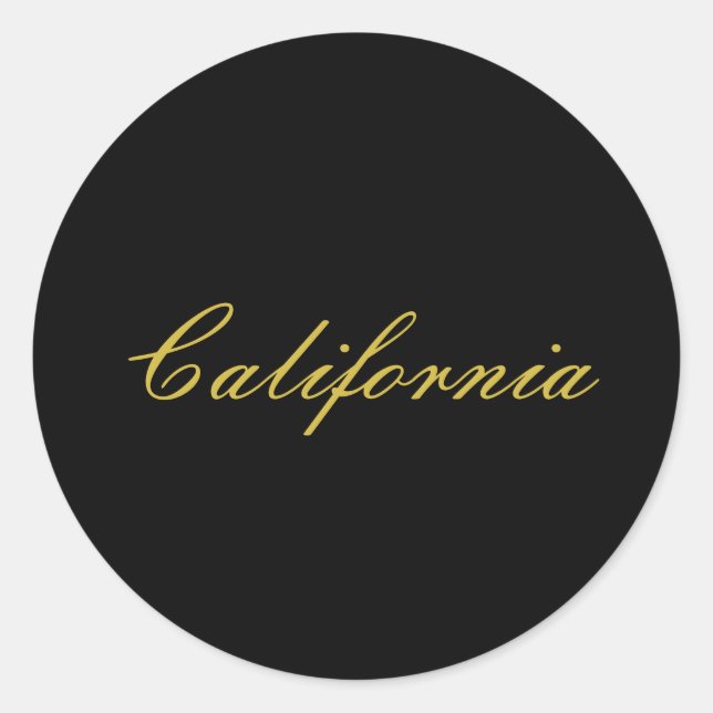 California Sticker  (Front)