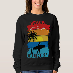 California Summer Beach Vintage Sunset 2 Sweatshirt