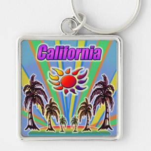 California Summer Love Keychain