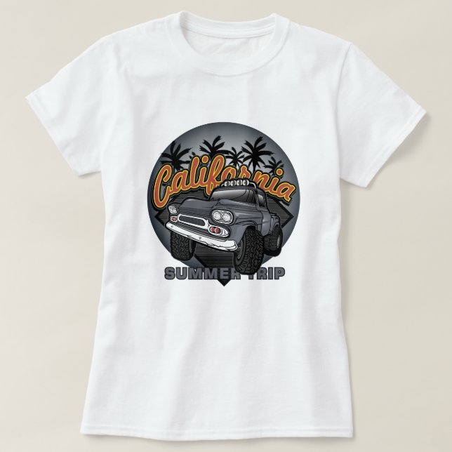 California Summer Trip T-Shirt (Design Front)