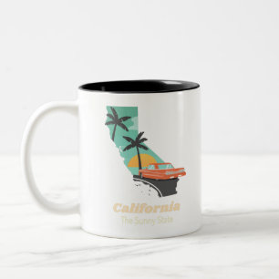 California Sunny State Two-Tone Coffee Mug