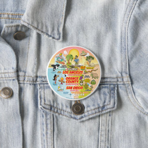 California Sunset 7.5 Cm Round Badge