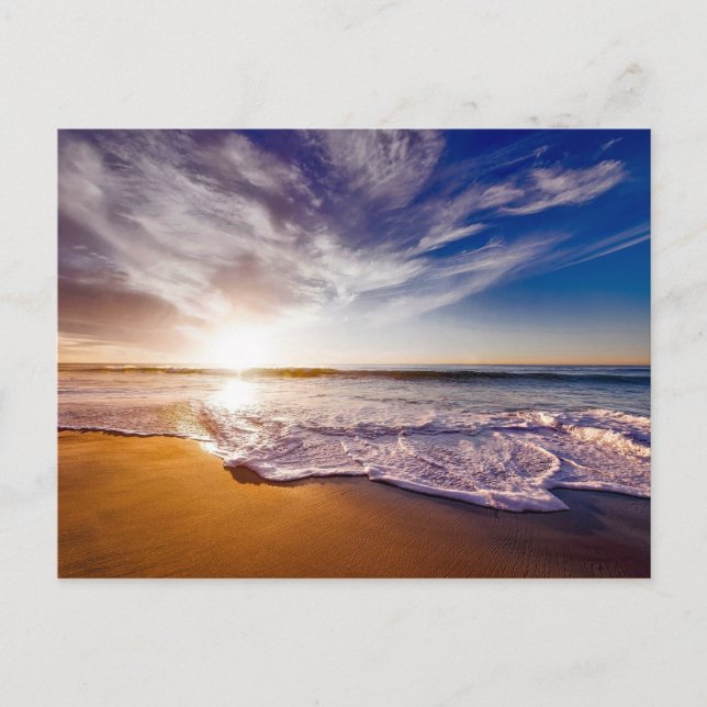 California sunset...beautiful postcard (Front)