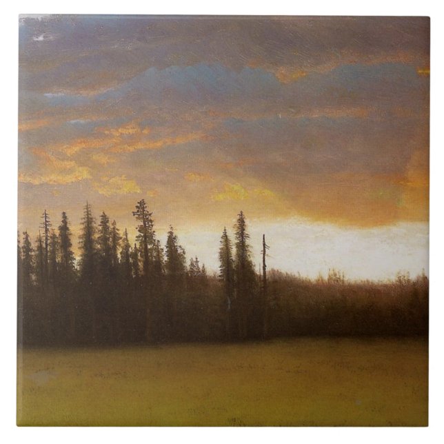 California Sunset (Californian Landscape) Tile (Front)