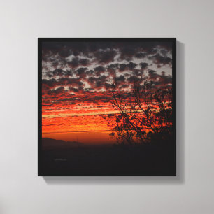 California Sunset Canvas Print