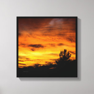 California Sunset Canvas Print