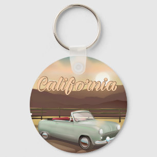 California Sunset Key Ring