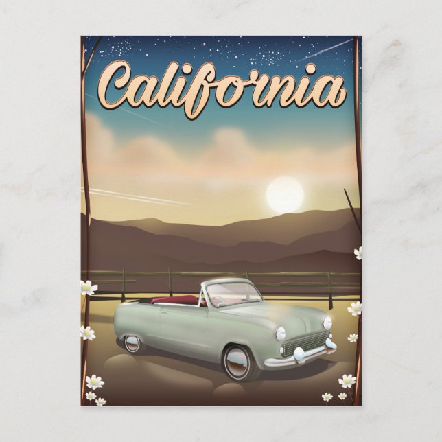 California Sunset Postcard (Front)