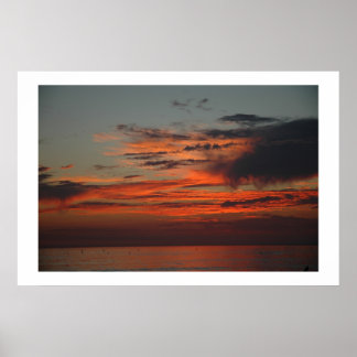 California Sunset Poster