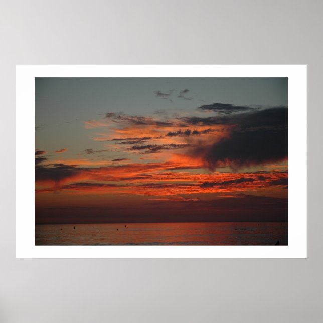 California Sunset Poster (Front)