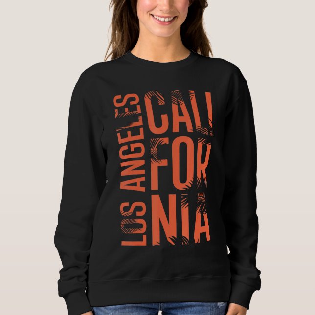 California Sunset Surfing Los Angeles Call For Nia Sweatshirt (Front)