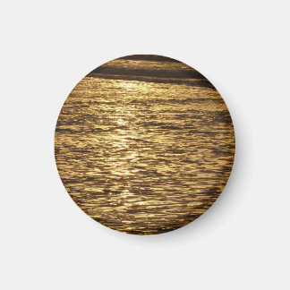California Sunset Waves Ocean Seascape Magnet