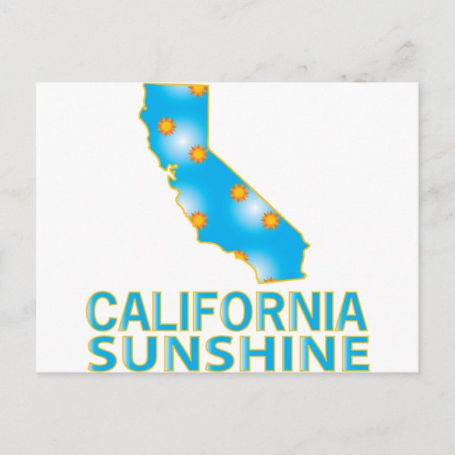 California Sunshine Postcard (Front)