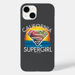 California Supergirl Sunset Graphic Case-Mate iPhone 14 Case