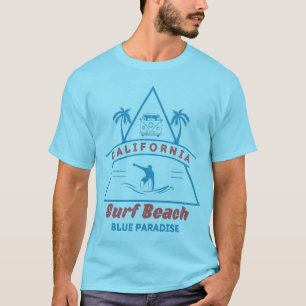 California Surf Beach  T-Shirt