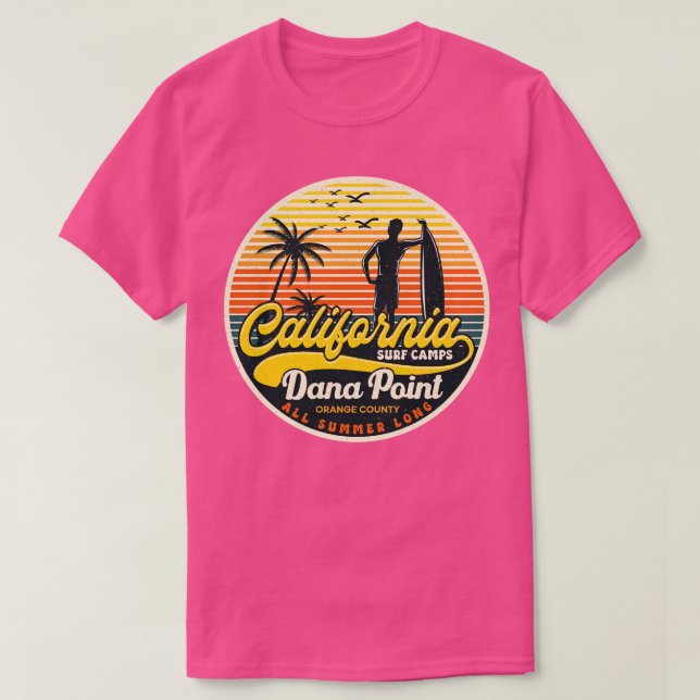 California Surf Camp Dana Point T-Shirt (Design Front)