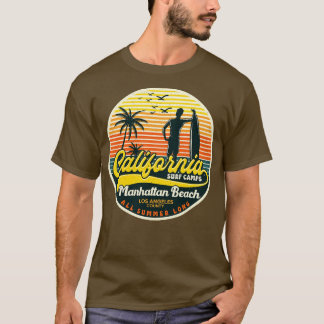 California Surf Camp Manhattan Beach T-Shirt