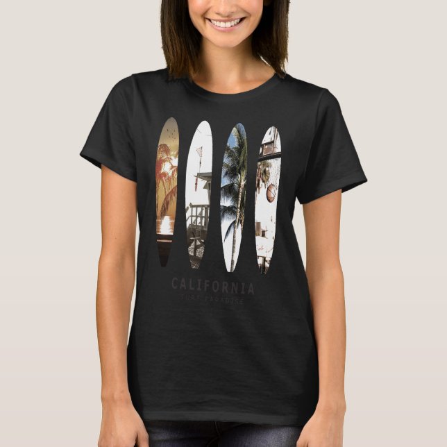California Surf Paradise T shirt (Front)