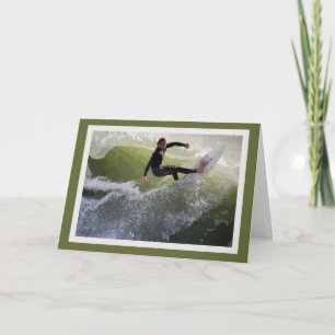 California Surfer Greeting Card