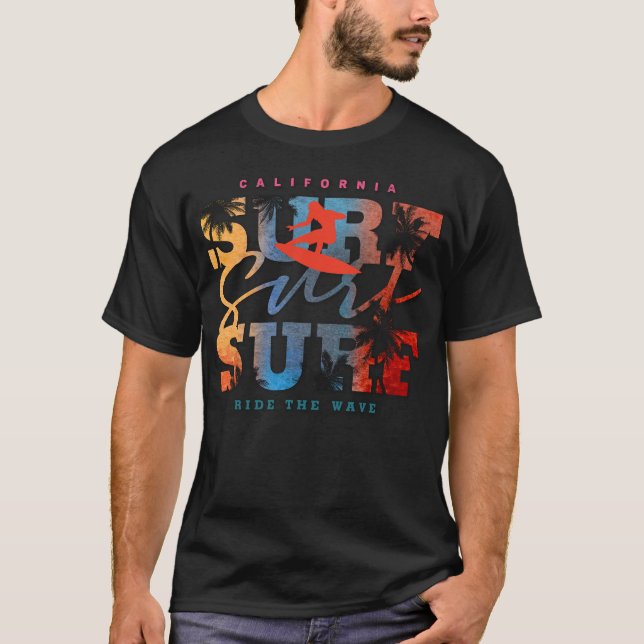 California Surfing Adventure T-Shirt (Front)